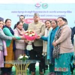 मंत्री गणेश जोशी ने मुख्यमंत्री राज्य कृषि विकास योजना के अंतर्गत वाणी स्वयं सहायता समूह को 80 प्रतिशत अनुदान पर फार्म मशीनरी बैंक का वितरण भी किया